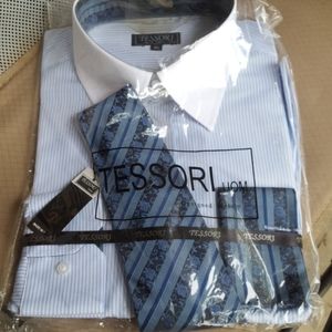 Men's TESSORI XL Dress Shirt New